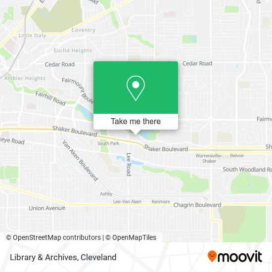 Library & Archives map