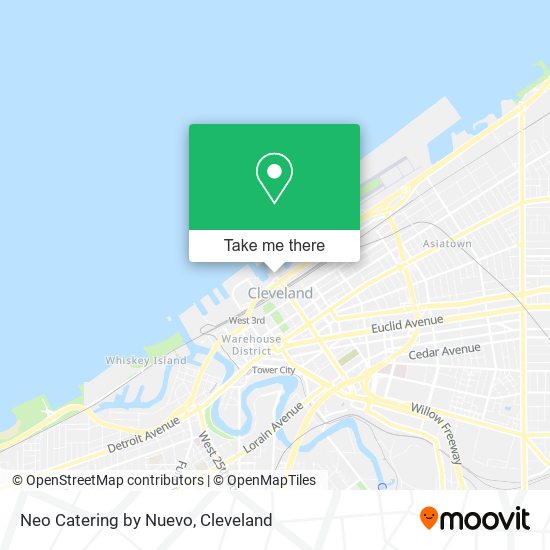 Neo Catering by Nuevo map