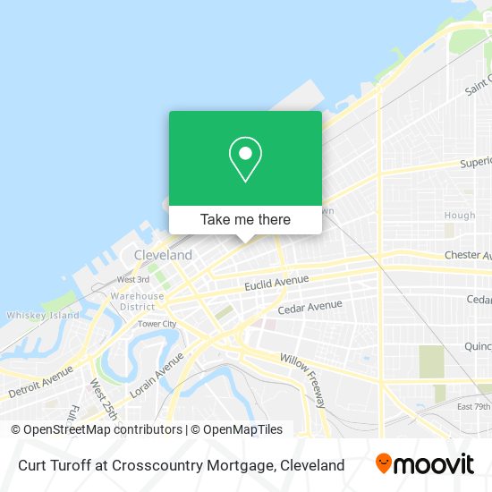 Curt Turoff at Crosscountry Mortgage map