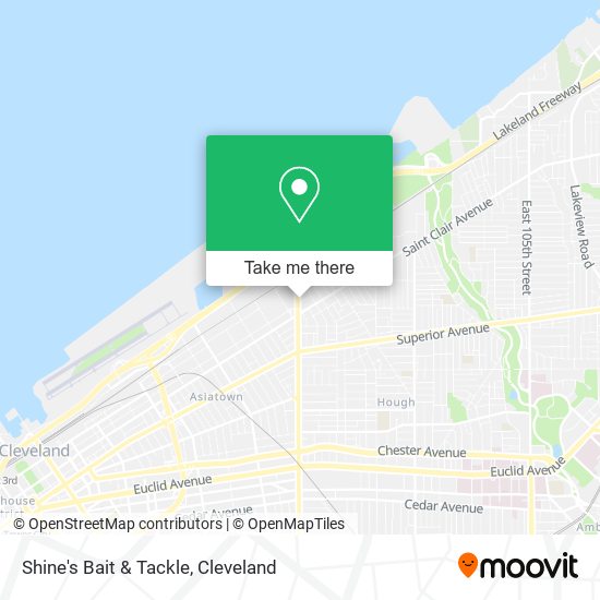 Mapa de Shine's Bait & Tackle