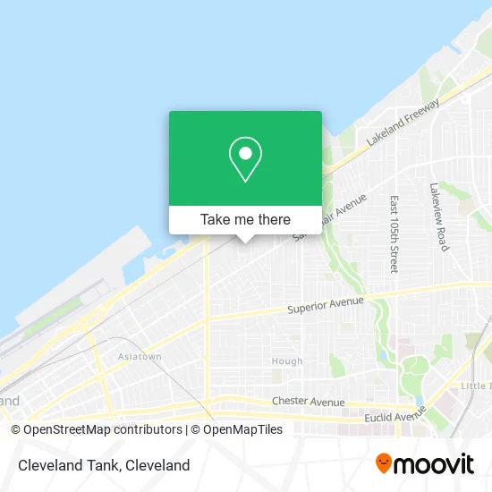 Cleveland Tank map
