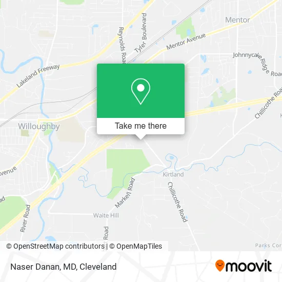 Naser Danan, MD map