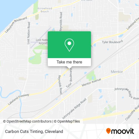 Carbon Cuts Tinting map