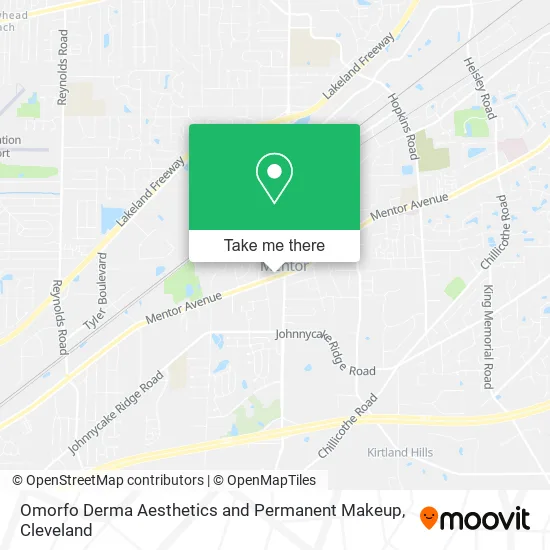 Omorfo Derma Aesthetics and Permanent Makeup map
