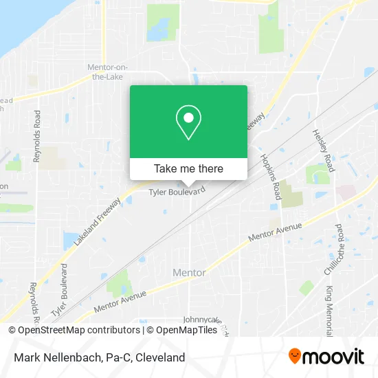 Mark Nellenbach, Pa-C map