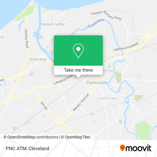 PNC ATM map