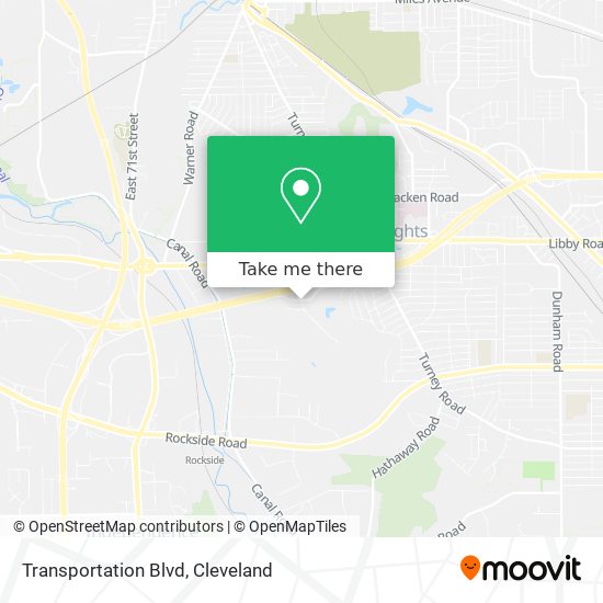 Transportation Blvd map