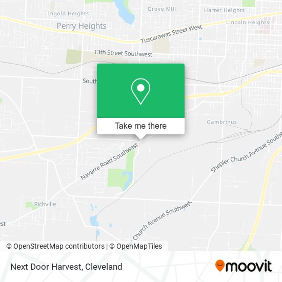 Next Door Harvest map