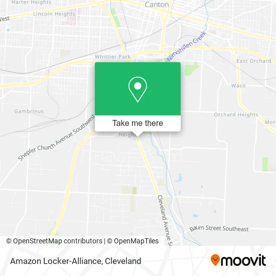 Amazon Locker-Alliance map