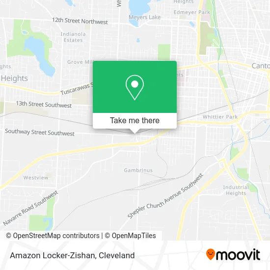 Amazon Locker-Zishan map