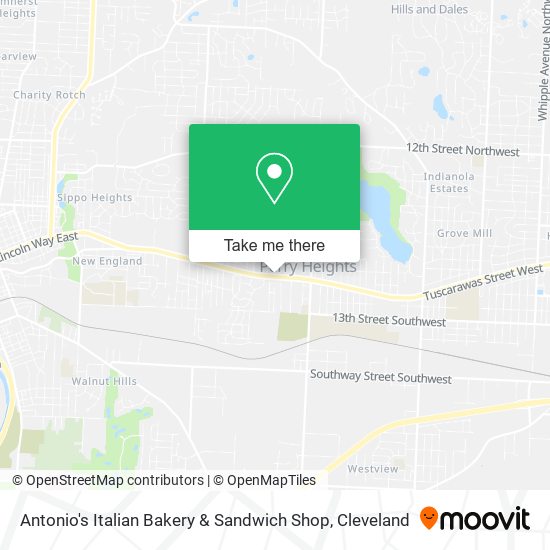 Antonio's Italian Bakery & Sandwich Shop map