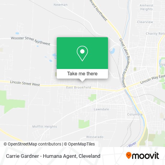 Mapa de Carrie Gardner - Humana Agent