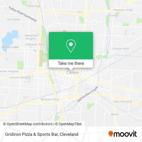 Gridiron Pizza & Sports Bar map