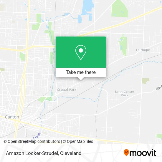 Amazon Locker-Strudel map