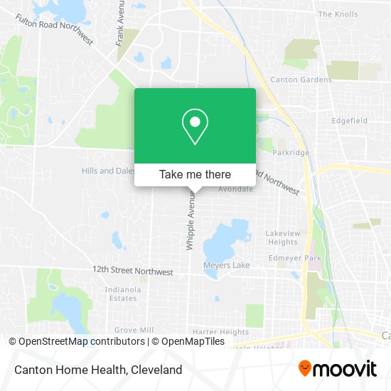 Mapa de Canton Home Health