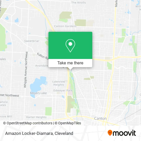 Amazon Locker-Diamara map