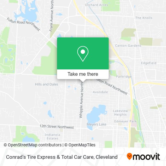 Mapa de Conrad's Tire Express & Total Car Care