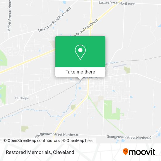 Restored Memorials map