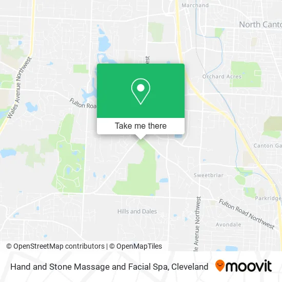 Hand and Stone Massage and Facial Spa map