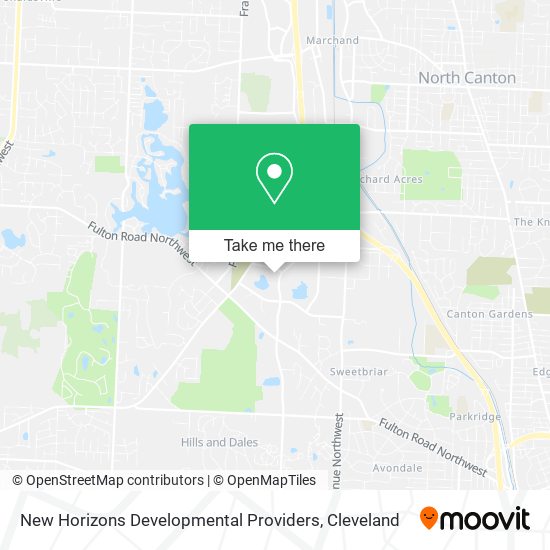 Mapa de New Horizons Developmental Providers