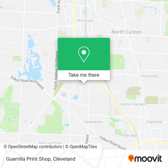 Guerrilla Print Shop map