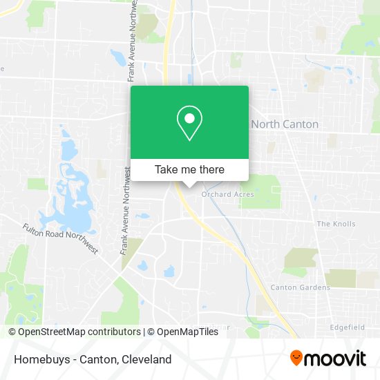 Homebuys - Canton map