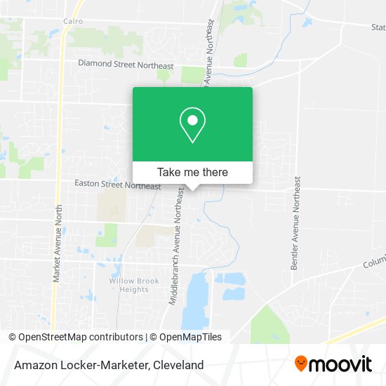 Mapa de Amazon Locker-Marketer