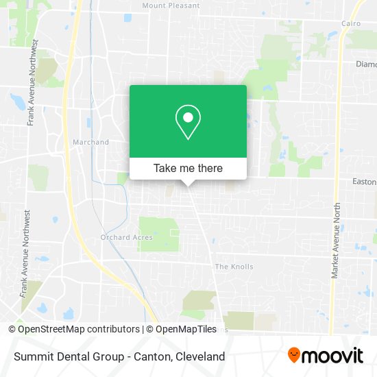 Mapa de Summit Dental Group - Canton