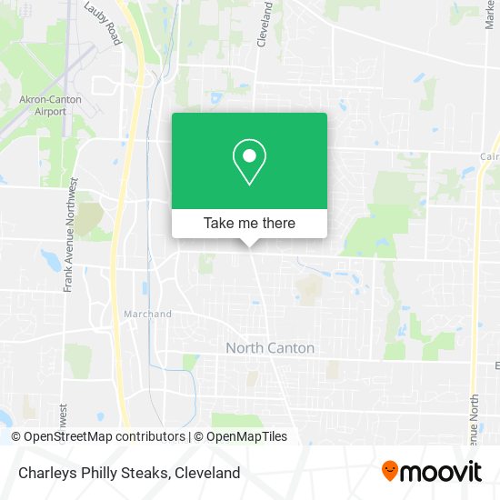 Charleys Philly Steaks map