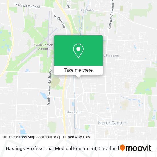 Mapa de Hastings Professional Medical Equipment