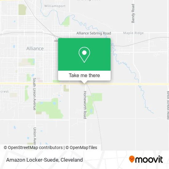 Amazon Locker-Suede map