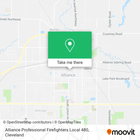 Alliance Professional Firefighters Local 480 map