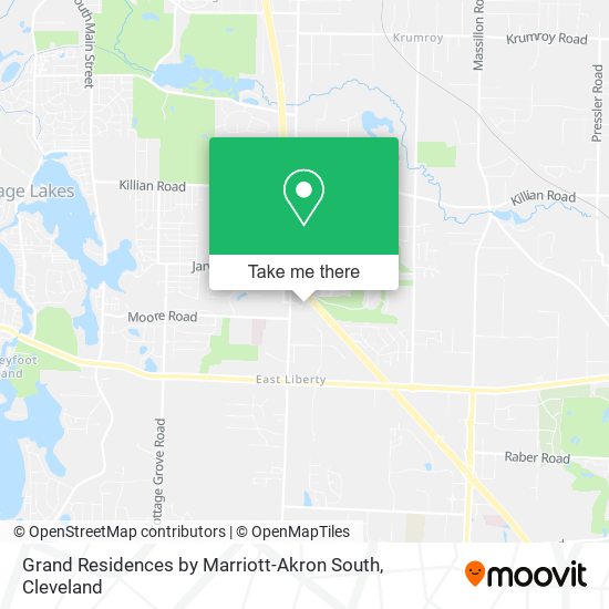 Grand Residences by Marriott-Akron South map