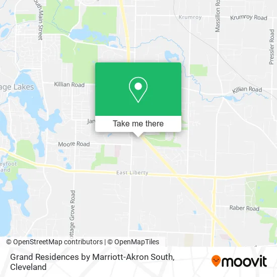 Mapa de Grand Residences by Marriott-Akron South