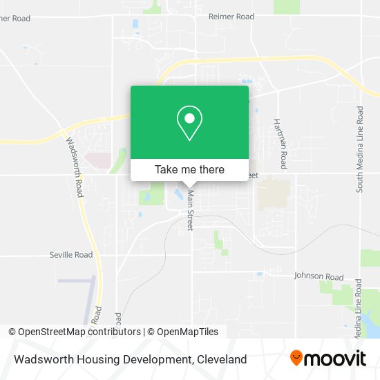 Wadsworth Housing Development map