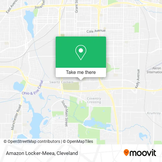 Amazon Locker-Meea map