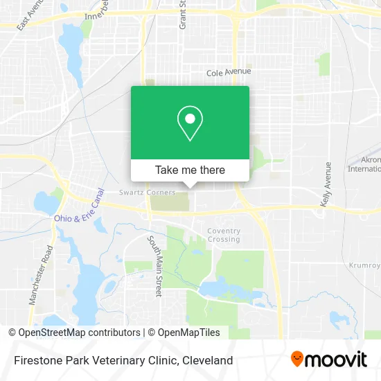 Firestone Park Veterinary Clinic map