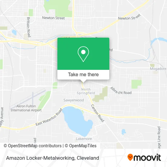 Amazon Locker-Metalworking map