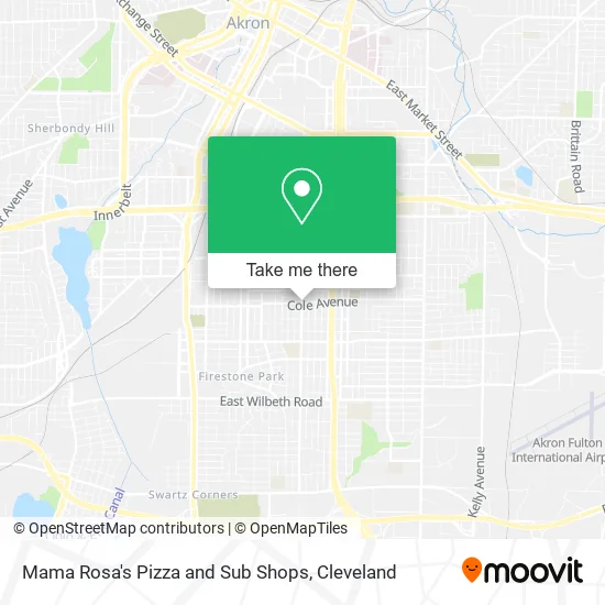 Mama Rosa's Pizza and Sub Shops map