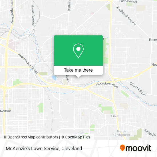 McKenzie's Lawn Service map