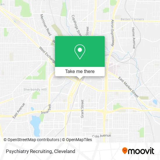 Psychiatry Recruiting map