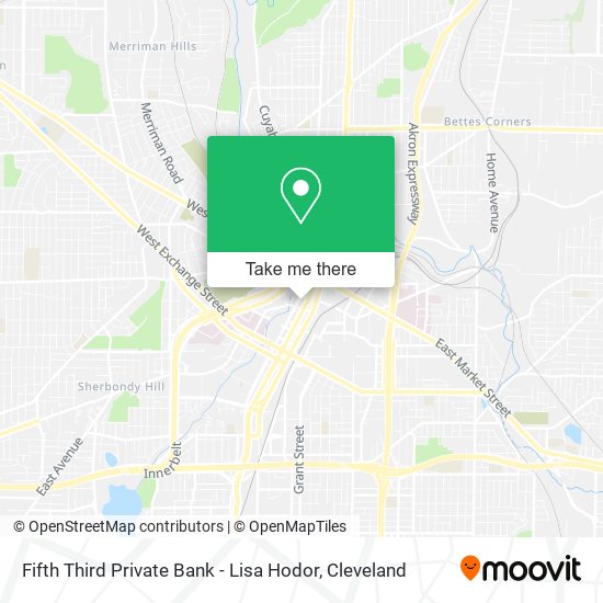 Fifth Third Private Bank - Lisa Hodor map