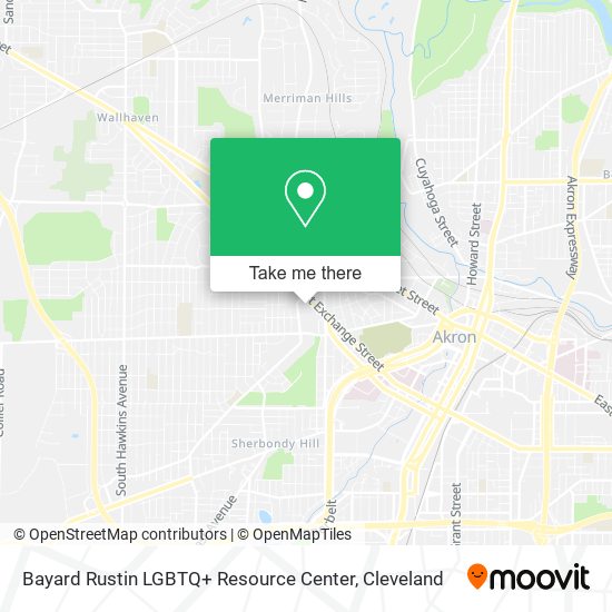 Bayard Rustin LGBTQ+ Resource Center map