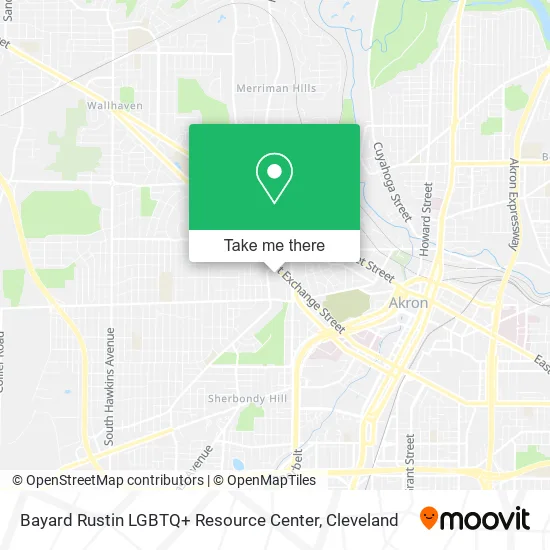 Bayard Rustin LGBTQ+ Resource Center map
