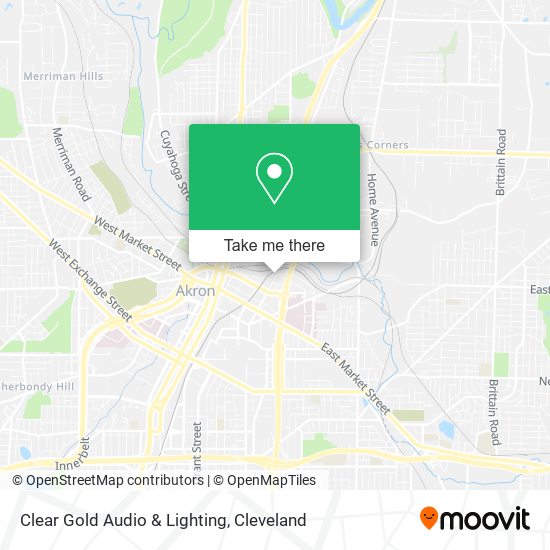 Clear Gold Audio & Lighting map