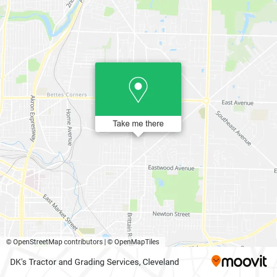 DK's Tractor and Grading Services map