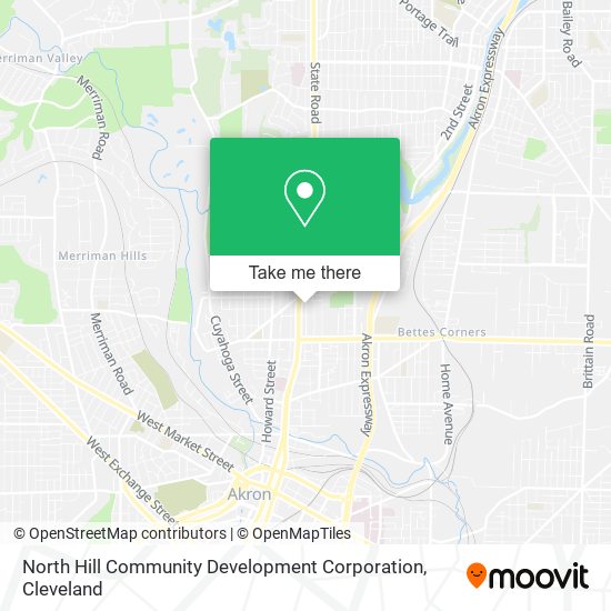 Mapa de North Hill Community Development Corporation