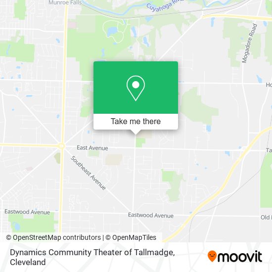 Mapa de Dynamics Community Theater of Tallmadge