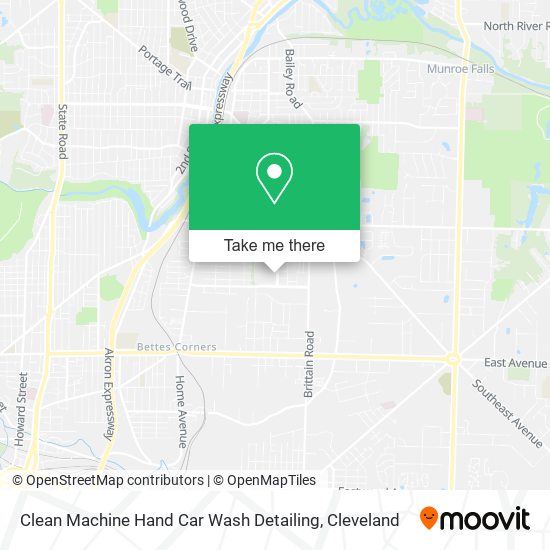 Mapa de Clean Machine Hand Car Wash Detailing