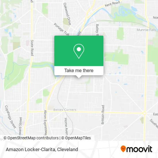 Amazon Locker-Clarita map